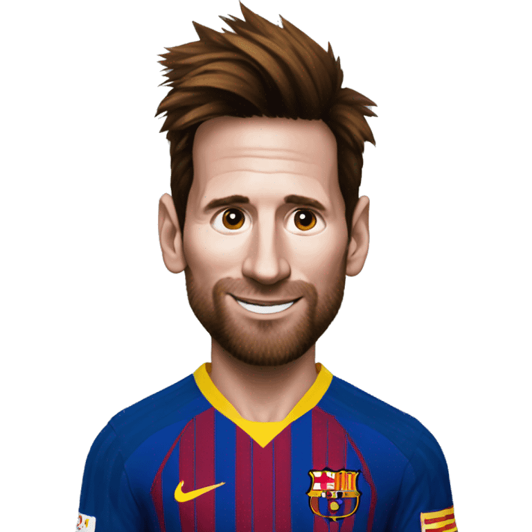 Messi con payaso emoji