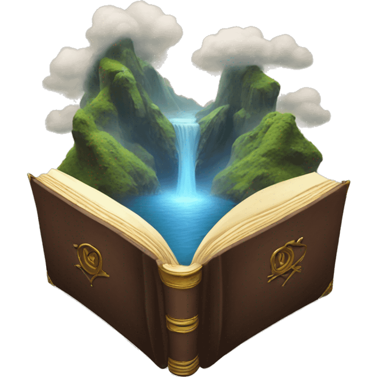 A fantasy book emoji