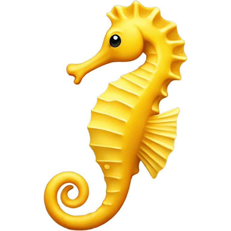 Yellow Seahorse  emoji