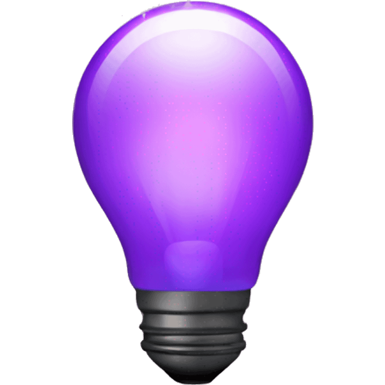 purple light shining upward emoji