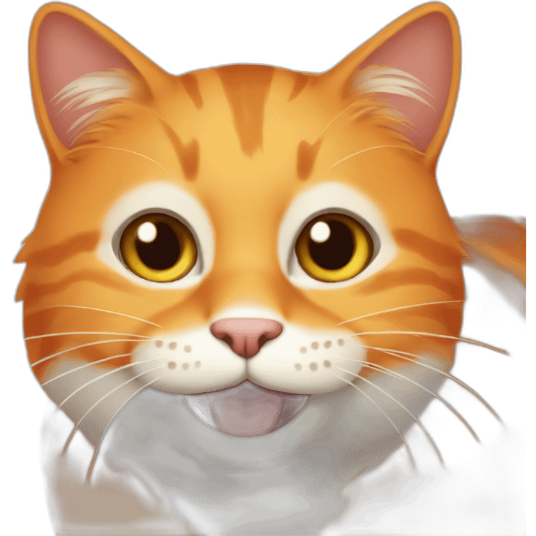 smile-orange-cat emoji