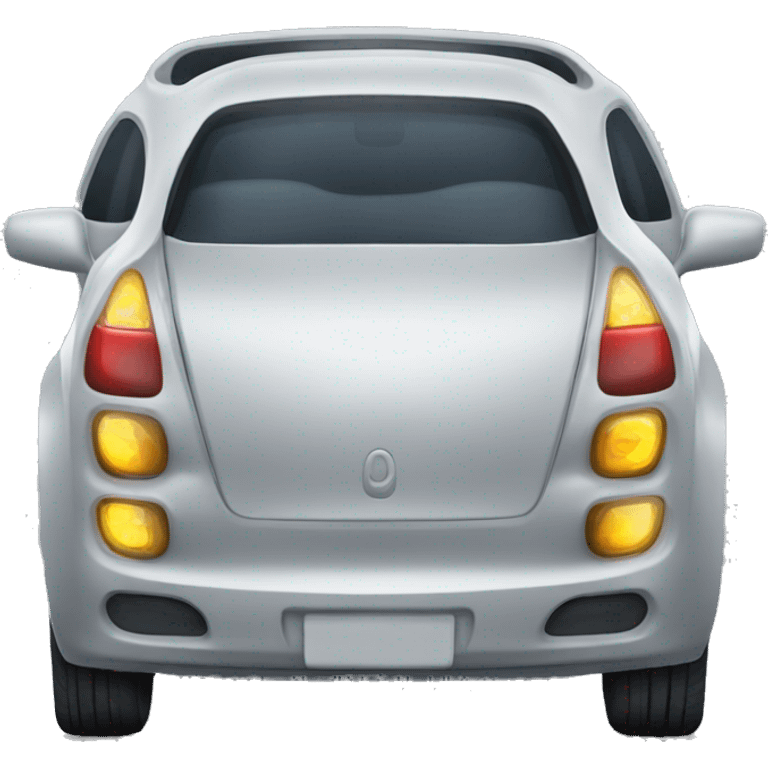 Car with pop up ligts emoji