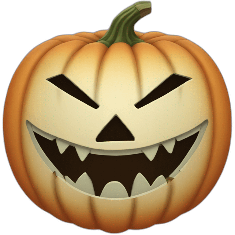 evil pumpkin emoji