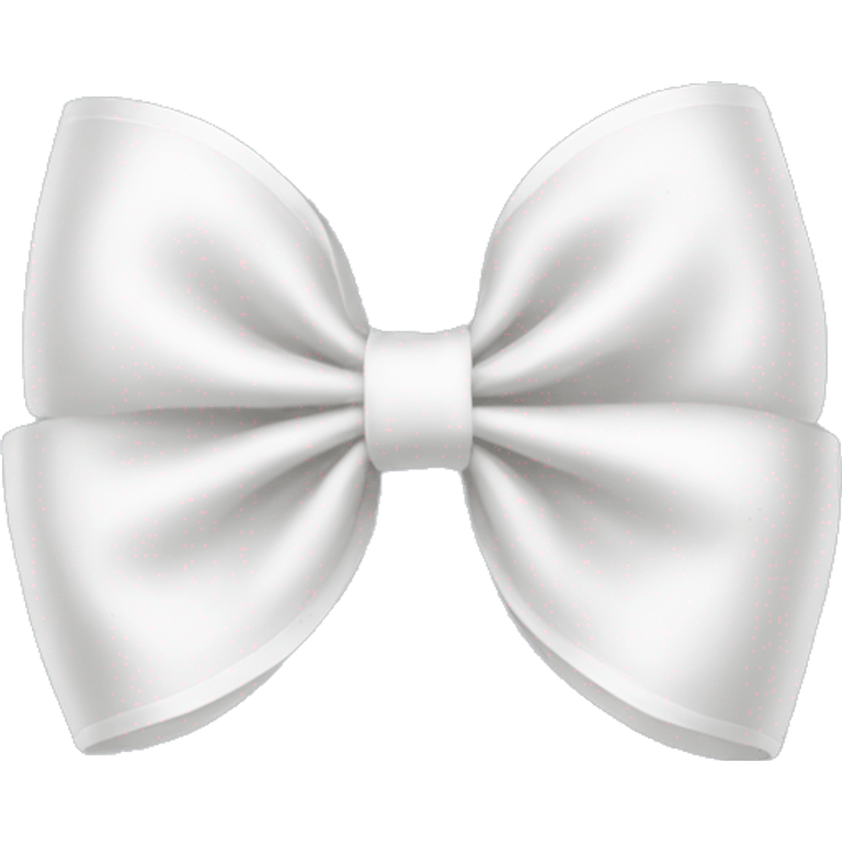 White bow emoji