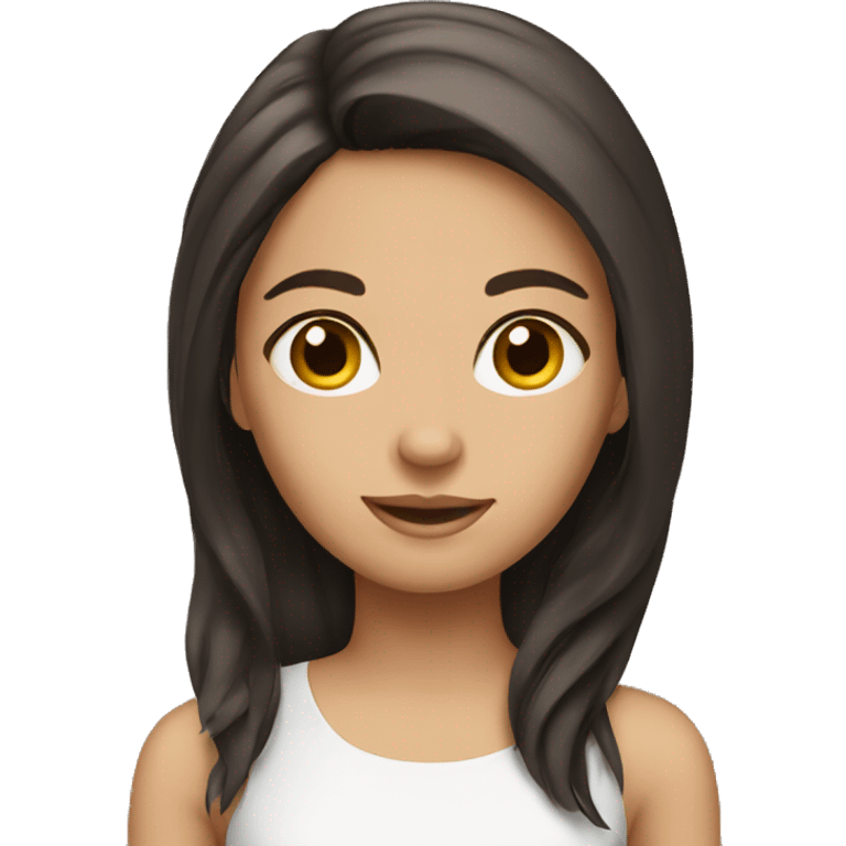 brunette girl  emoji