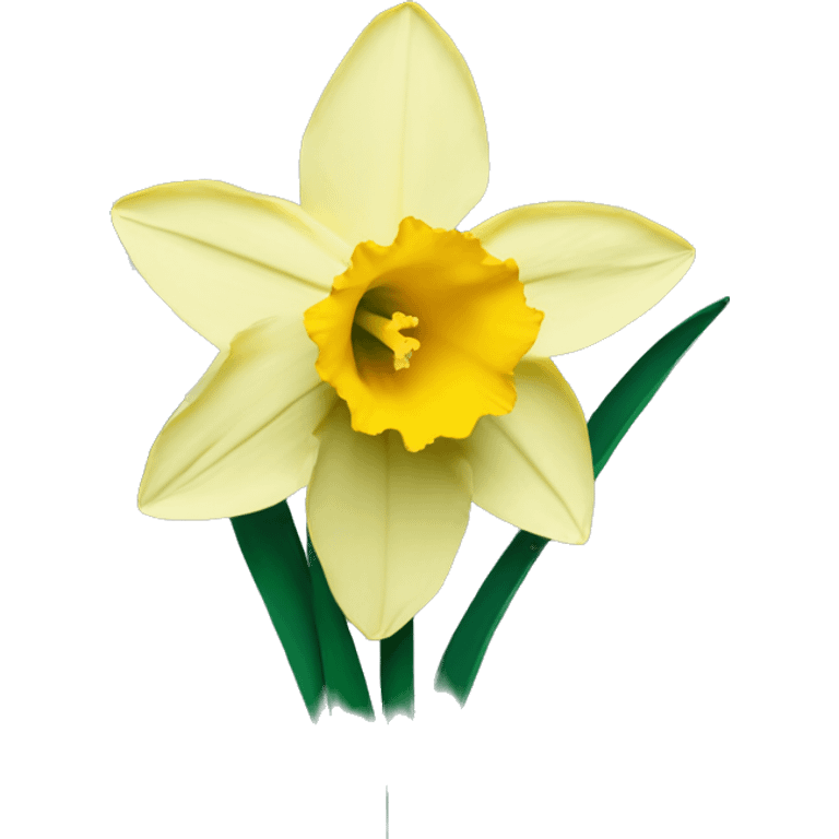 simple Daffodil emoji emoji