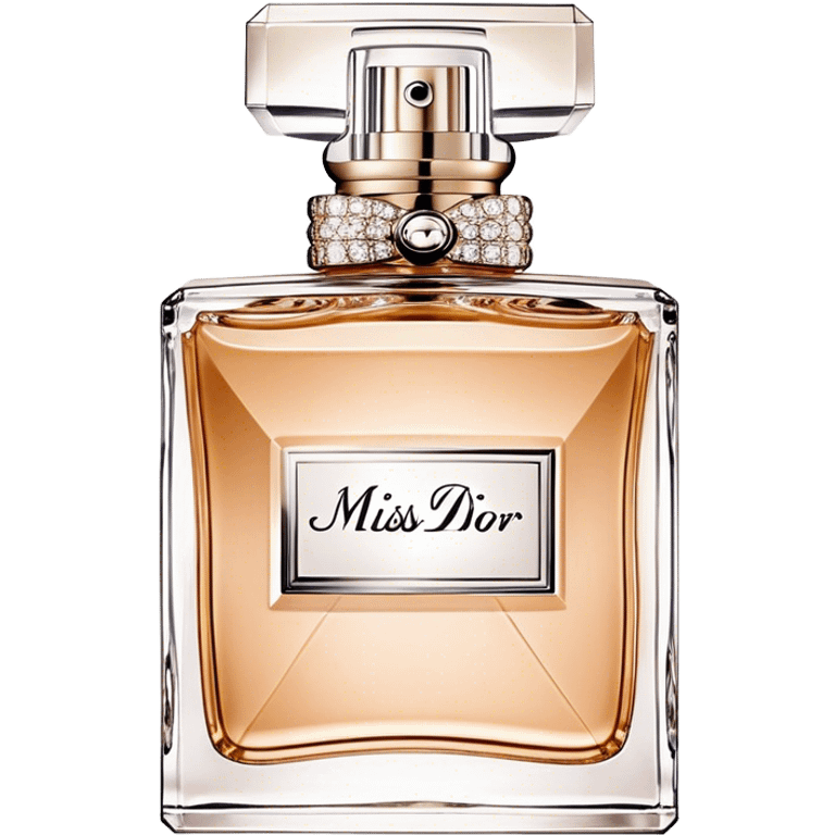 Dior miss dior eau de parfum, squared bottle beige emoji