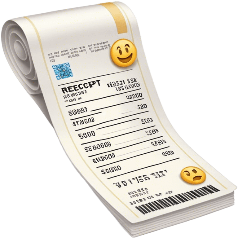 long receipt emoji