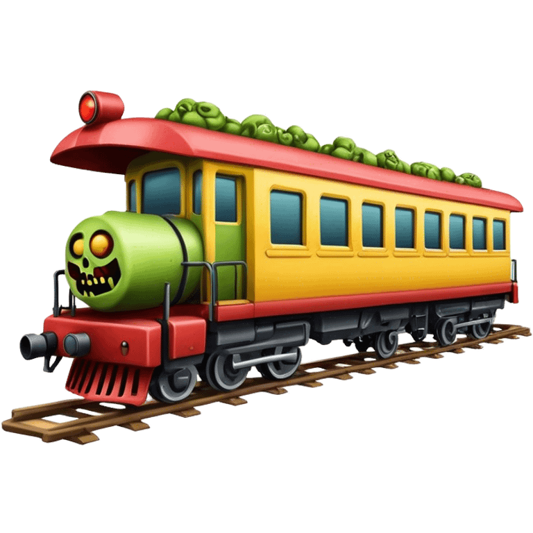 Zombie train emoji