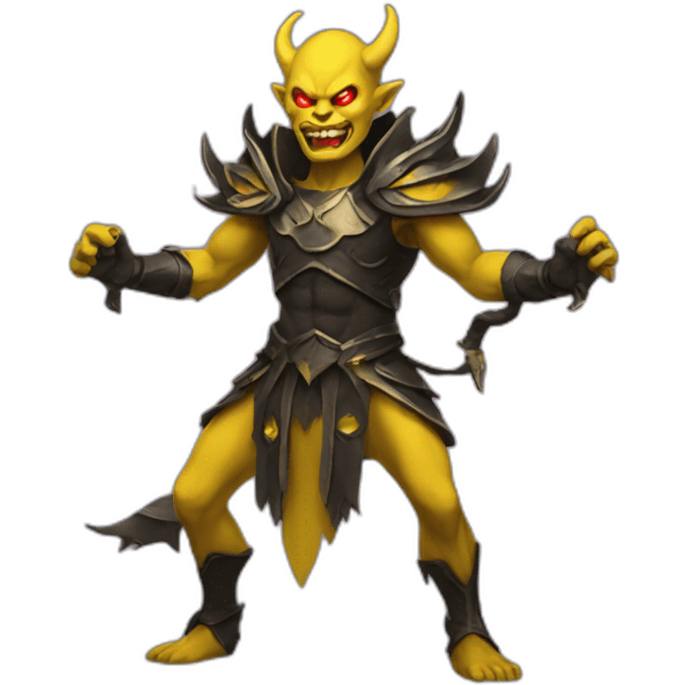 Demon jaune emoji