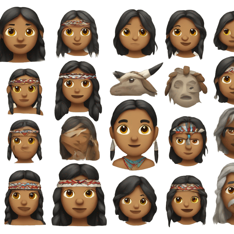 native americans emoji