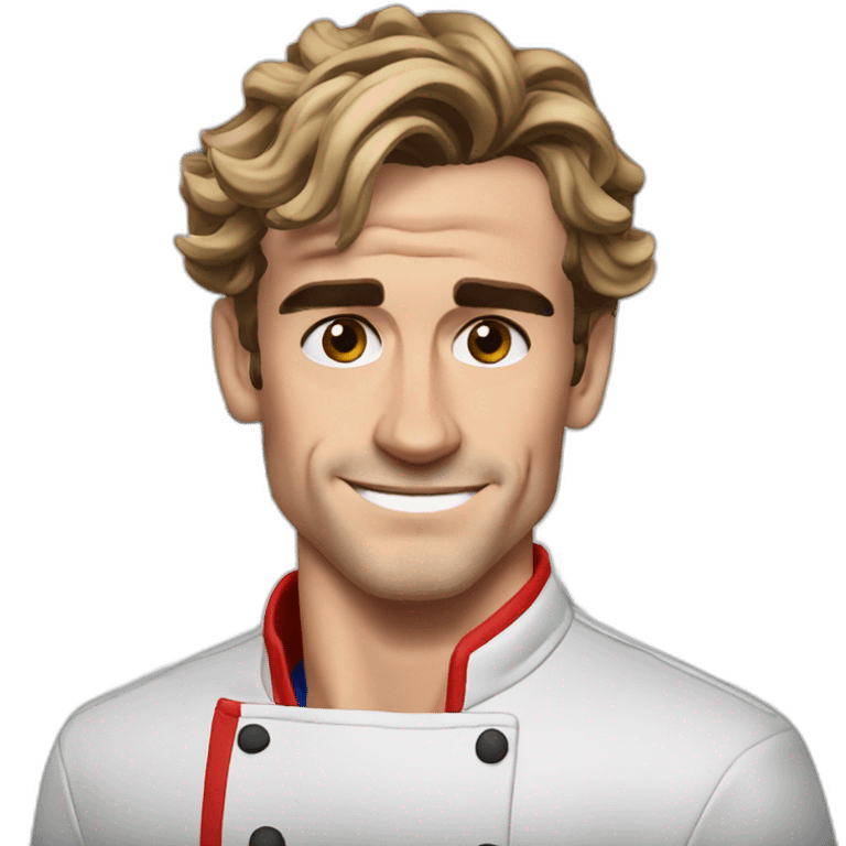 Antoine Griezmann cooking emoji