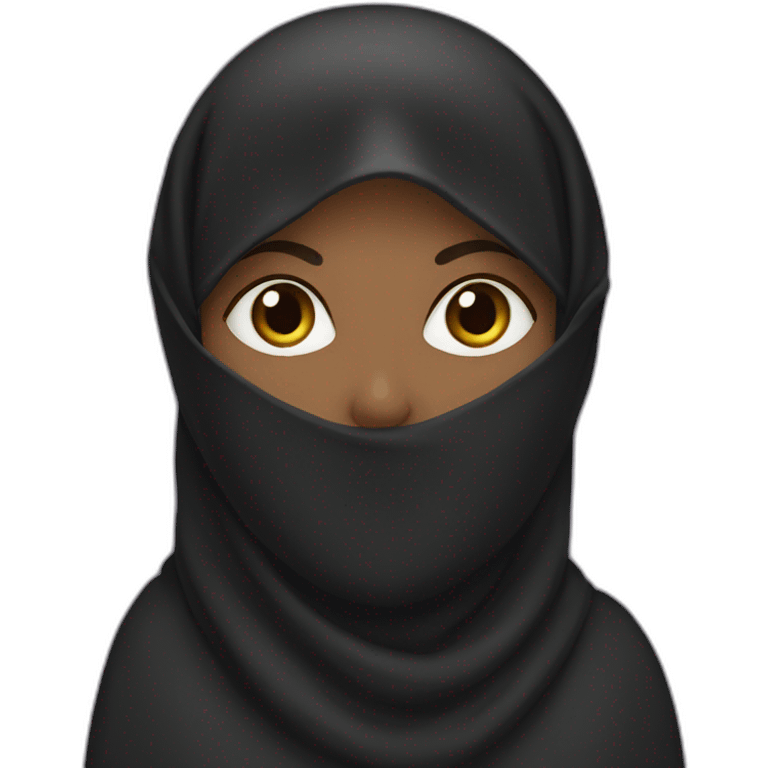 niqabi woman emoji