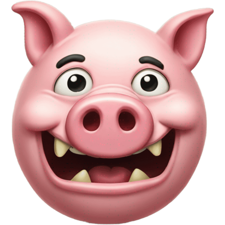 Evil piggy  emoji