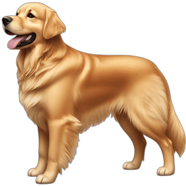 golden retriever full height emoji