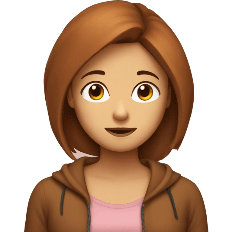 Girl chesnut sleepy emoji