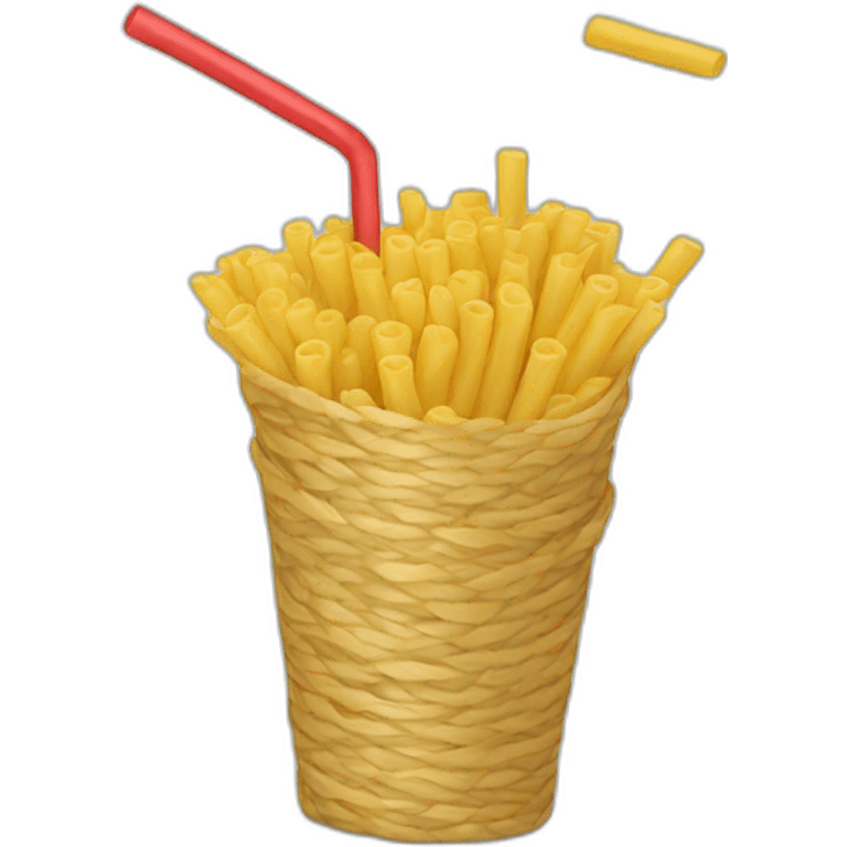  straw emoji