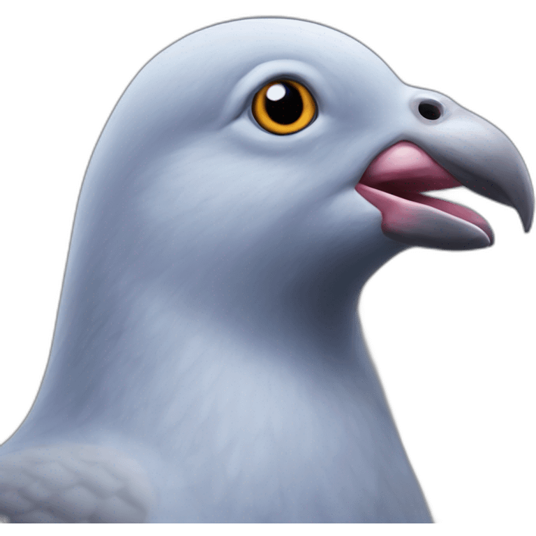 chien pigeon  emoji