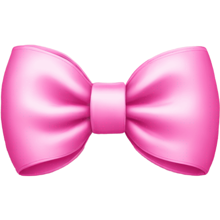 Pink cute bow emoji