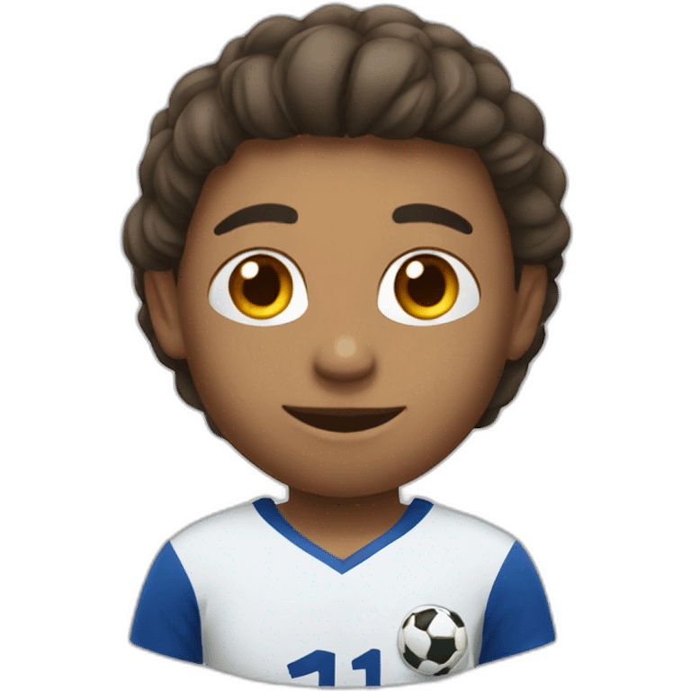 soccer player with 11 number emoji