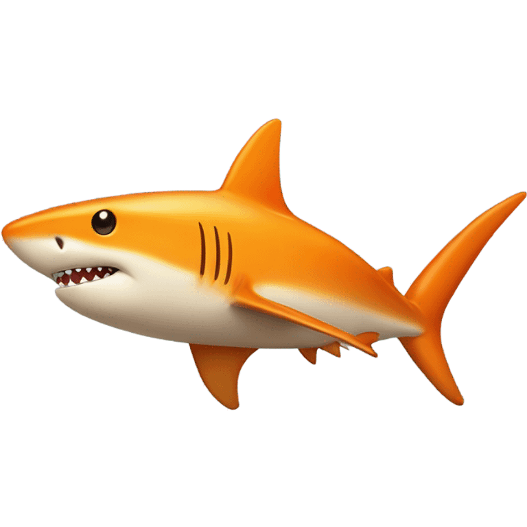 orange shark emoji