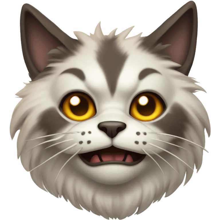 freaky cat emoji