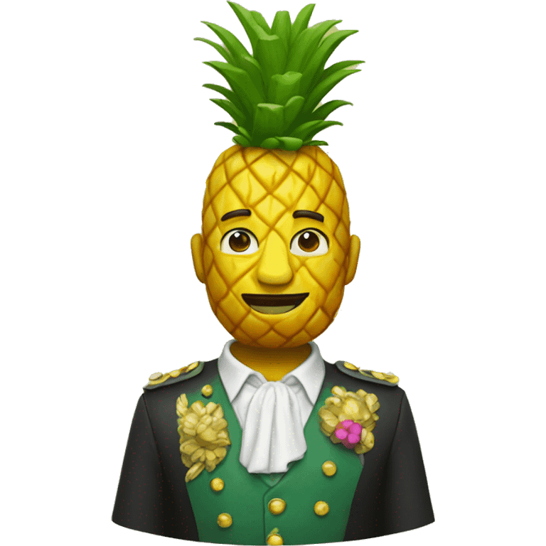 pineapple king emoji