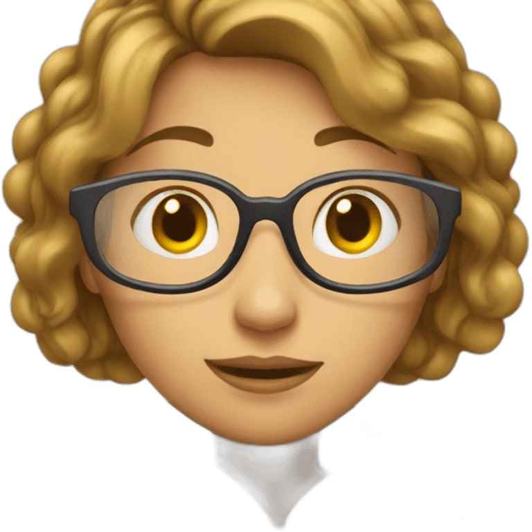 Woman reading a newspaper emoji