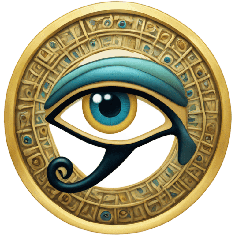 Eye of thoth sacred emoji