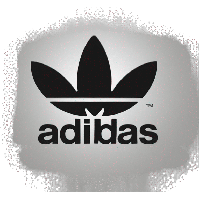 logo adidas black emoji