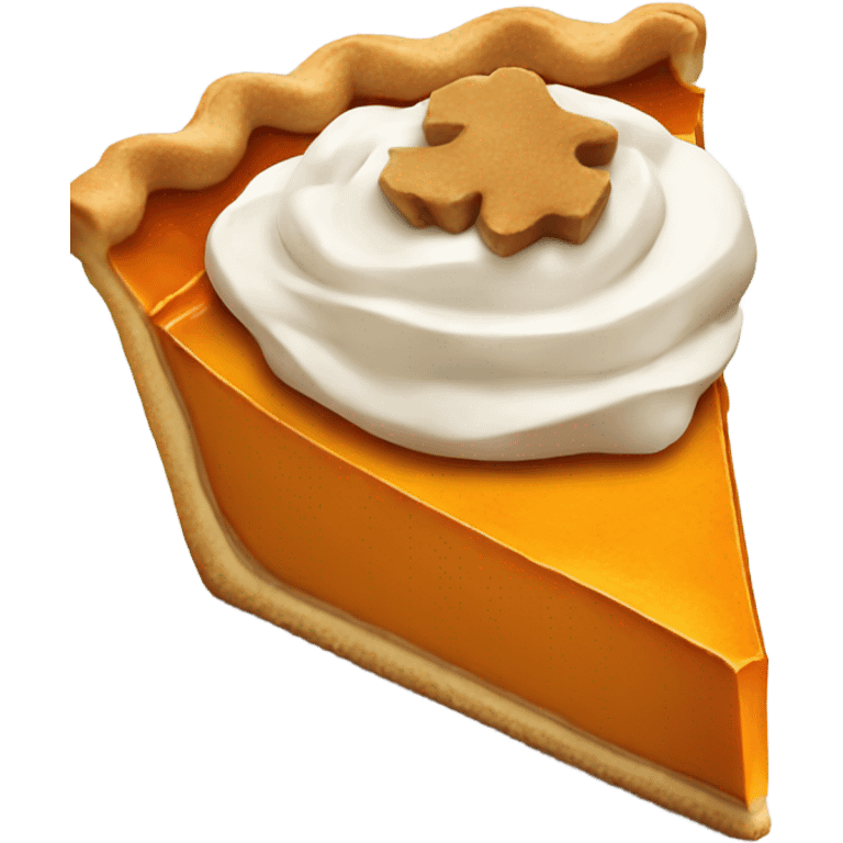 Pumpkin pie emoji