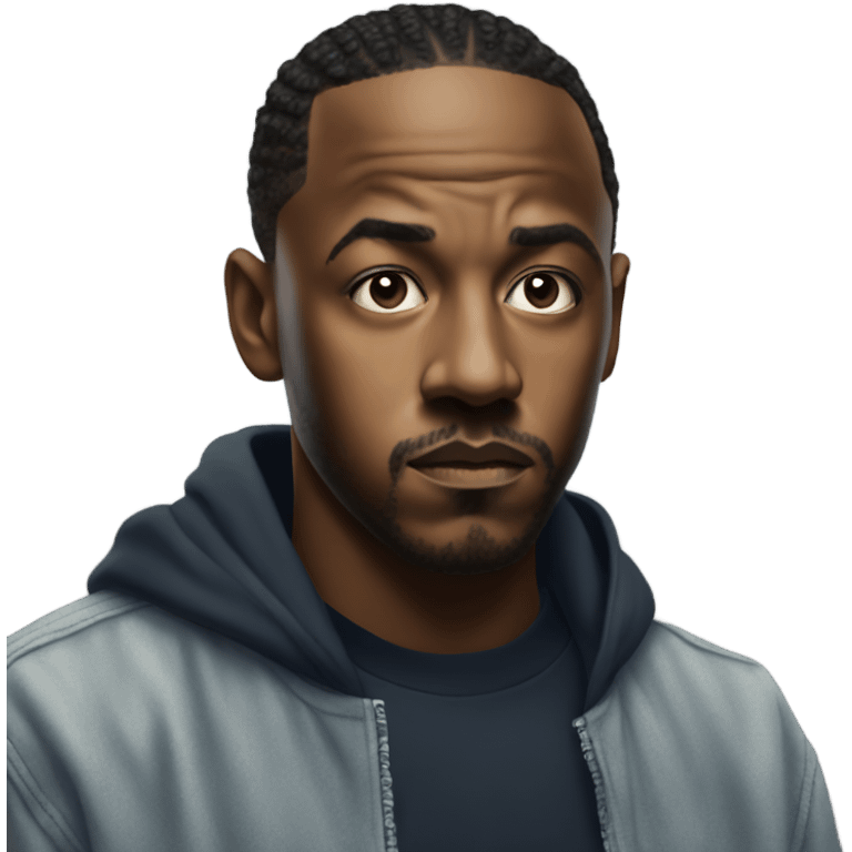 Kendrick Lamar focused emoji