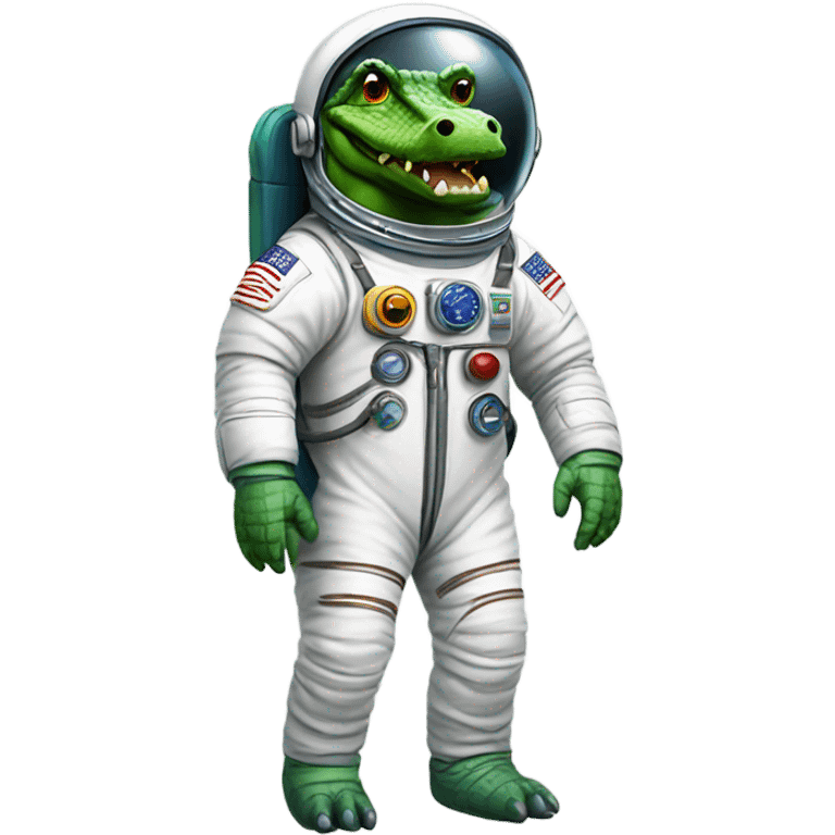 Alligator astronaut emoji