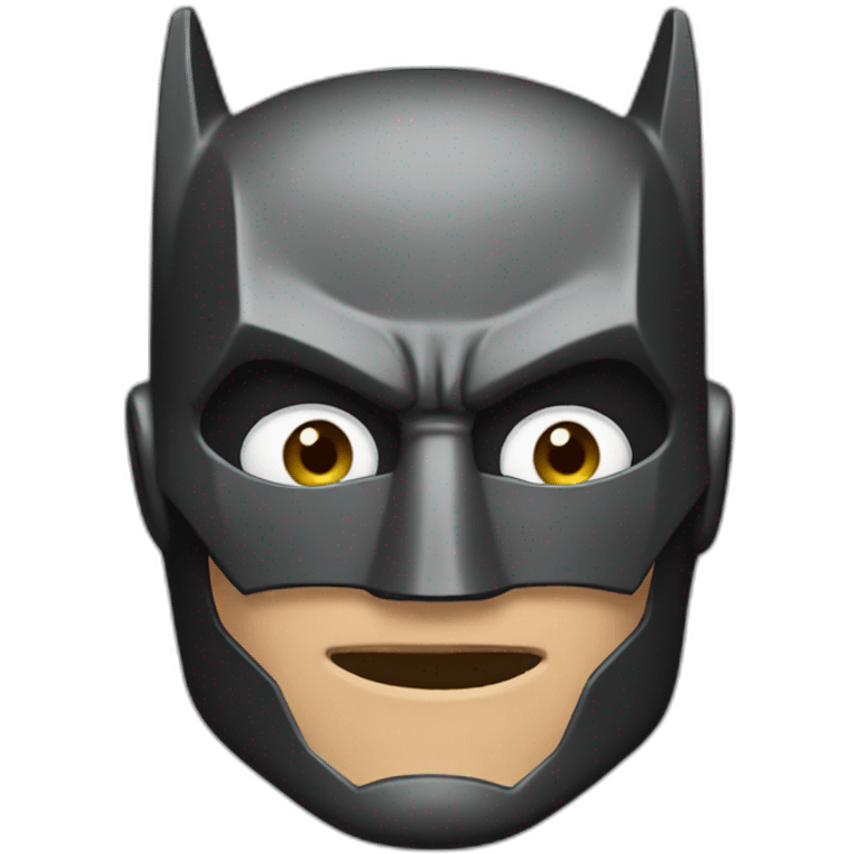 batman man stop hand emoji