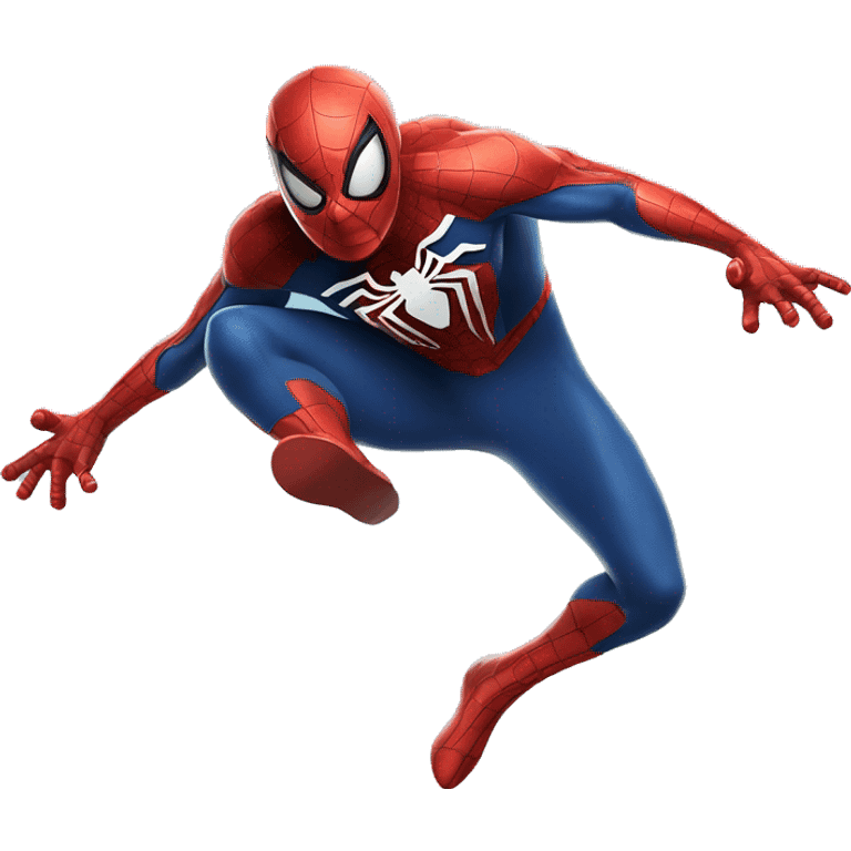 Spider-Man, jumping up and down celebrating his birthday emoji