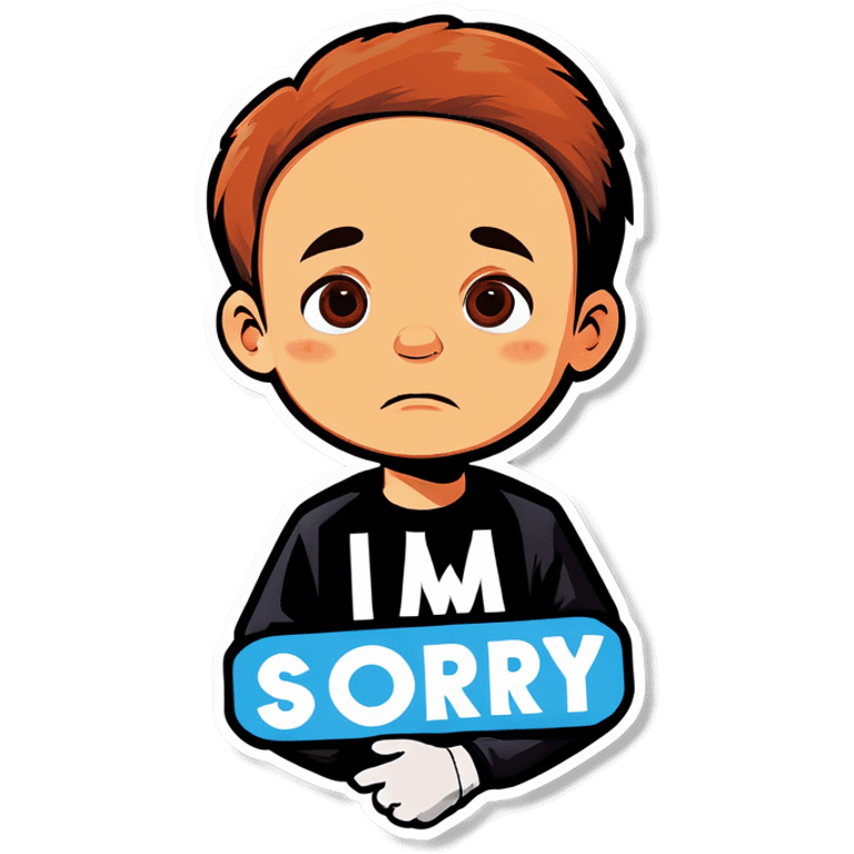 I’m sorry emoji