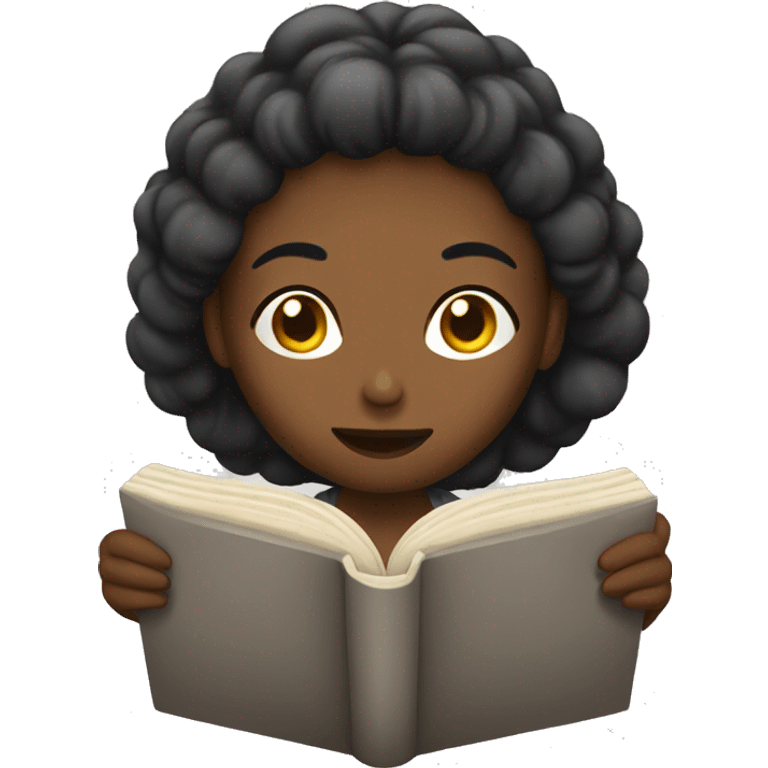 Women reading Bible  emoji