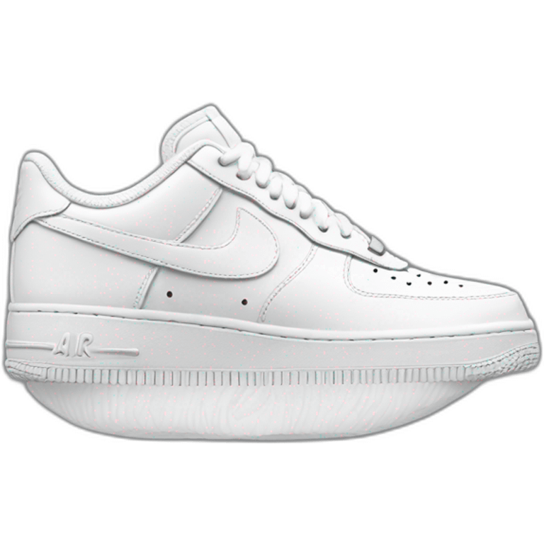 nike air force blanche emoji