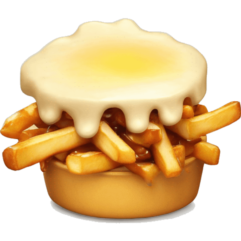 Poutine qui mange de la poutine emoji