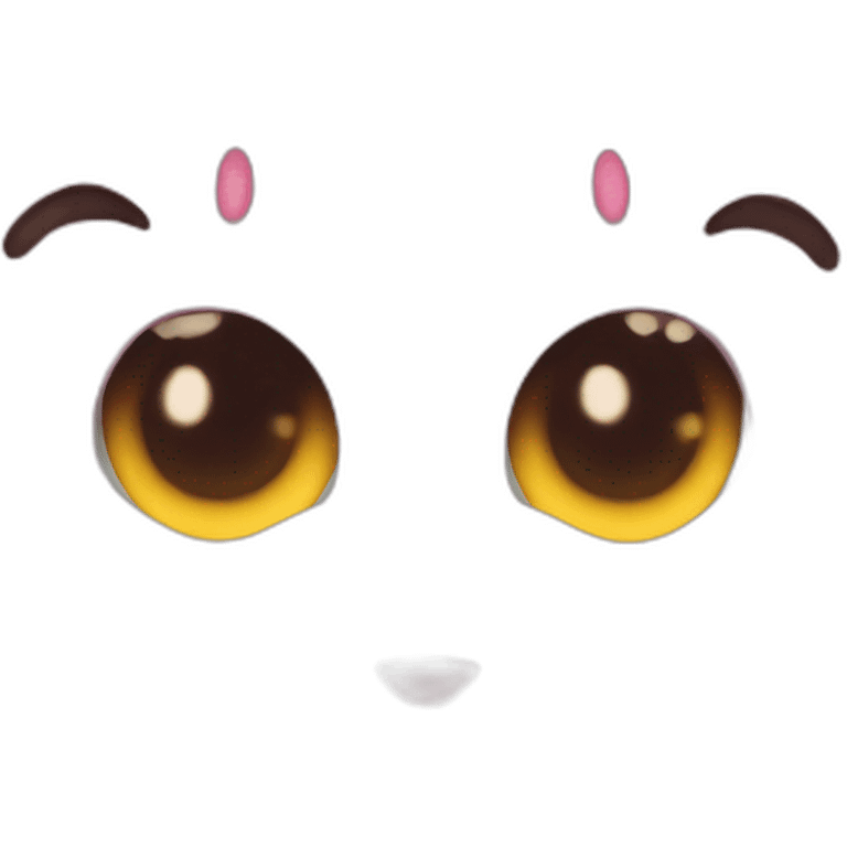 hello kitty eyes love emoji