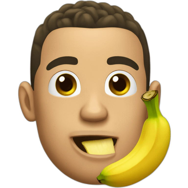 Ronaldo mange banane emoji