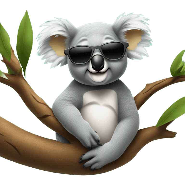 Koala with sunglasses  emoji