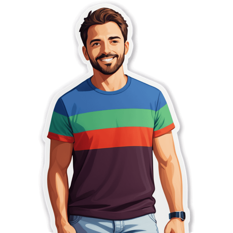 casual male portrait outdoors emoji