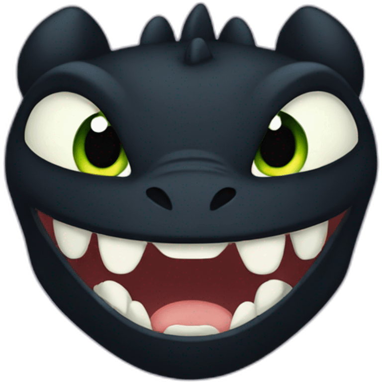 Toothless emoji