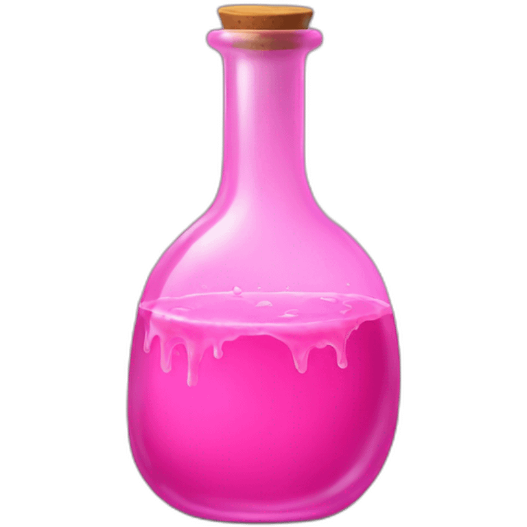 pink potion emoji