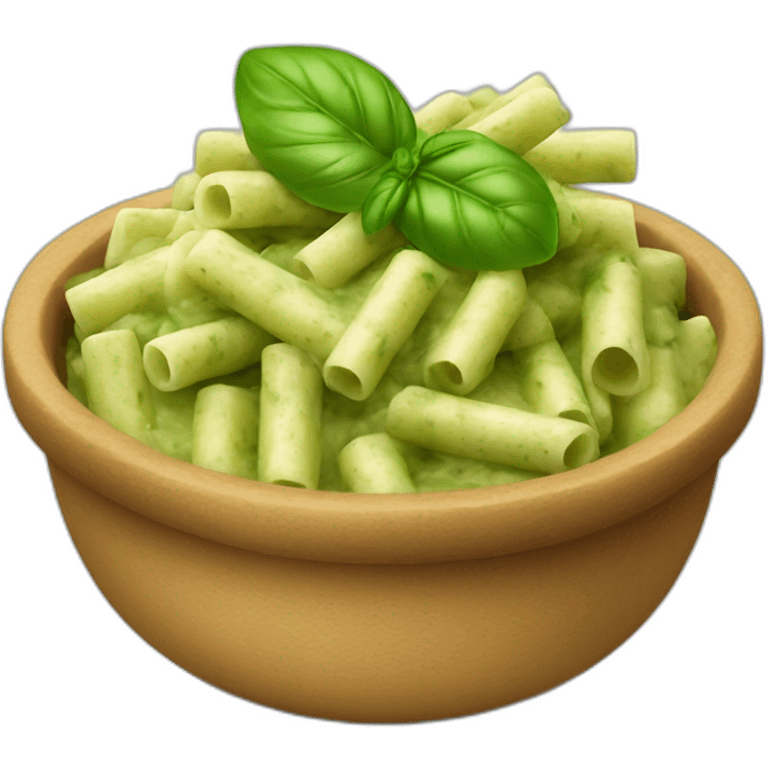 Pâtes au pesto emoji