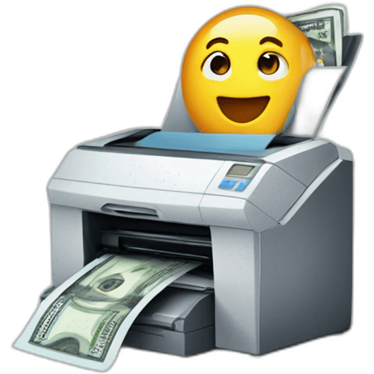 Money printer going brrrr emoji