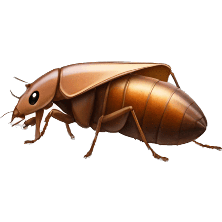 cockroach eating food at a table emoji