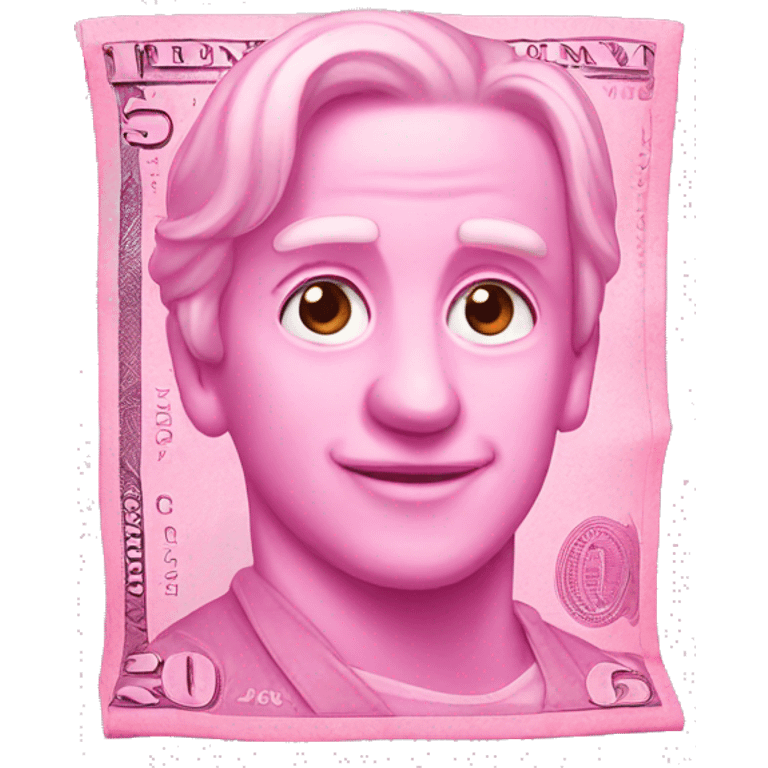 Pink money emoji