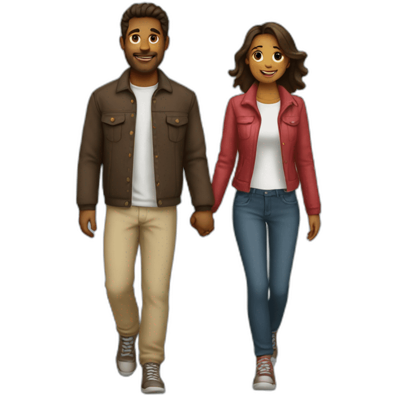 Couple walking emoji